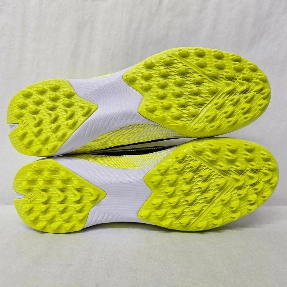 Adidas F50 League TF Turf Soccer Cleats JR8978 Solar Yellow Black Men‎ Size 10